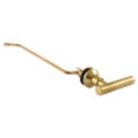 Kingston Brass KTCMLS7 Side Mount Toilet Tank Lever, Brushed Brass KTCMLS7